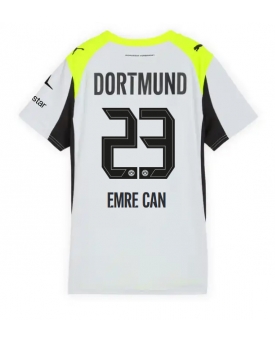 Billige Fotballdrakt Borussia Dortmund Emre Can #23 Replika Bortedrakt Dame 2025-26 Kortermet